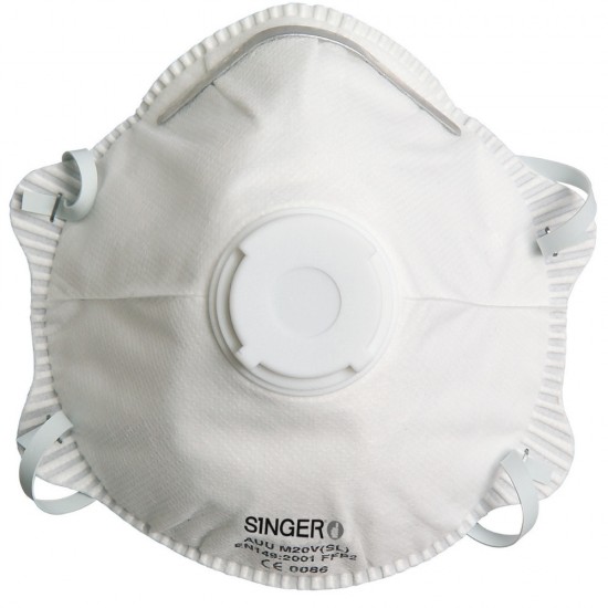 Masque FFP2 avec valve (Lot de 10)