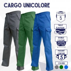 Pantalon Cargo Unicolore